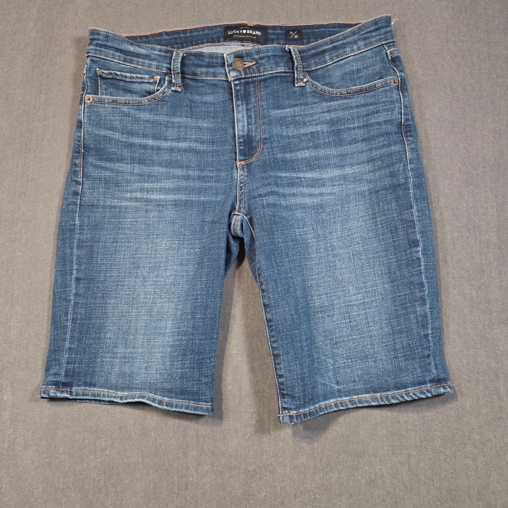 Lucky Brand The Bermuda Shorts Womens 10/30 Blue Denim Stretch 7WP1891U7